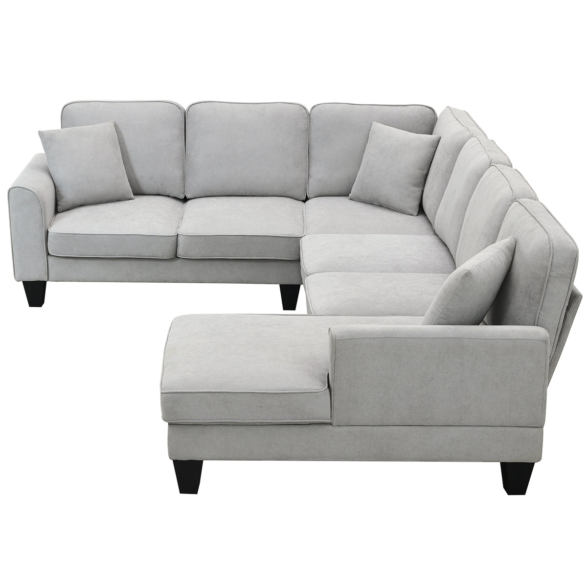 Divano Angolare Urbano 7 Posti - Comfort Moderno