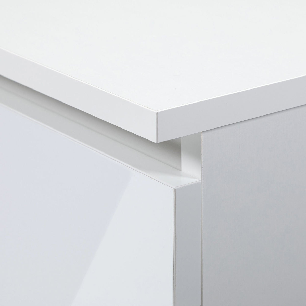 Credenza Linea 160 cm 10 Cassetti – Bianco Lucido