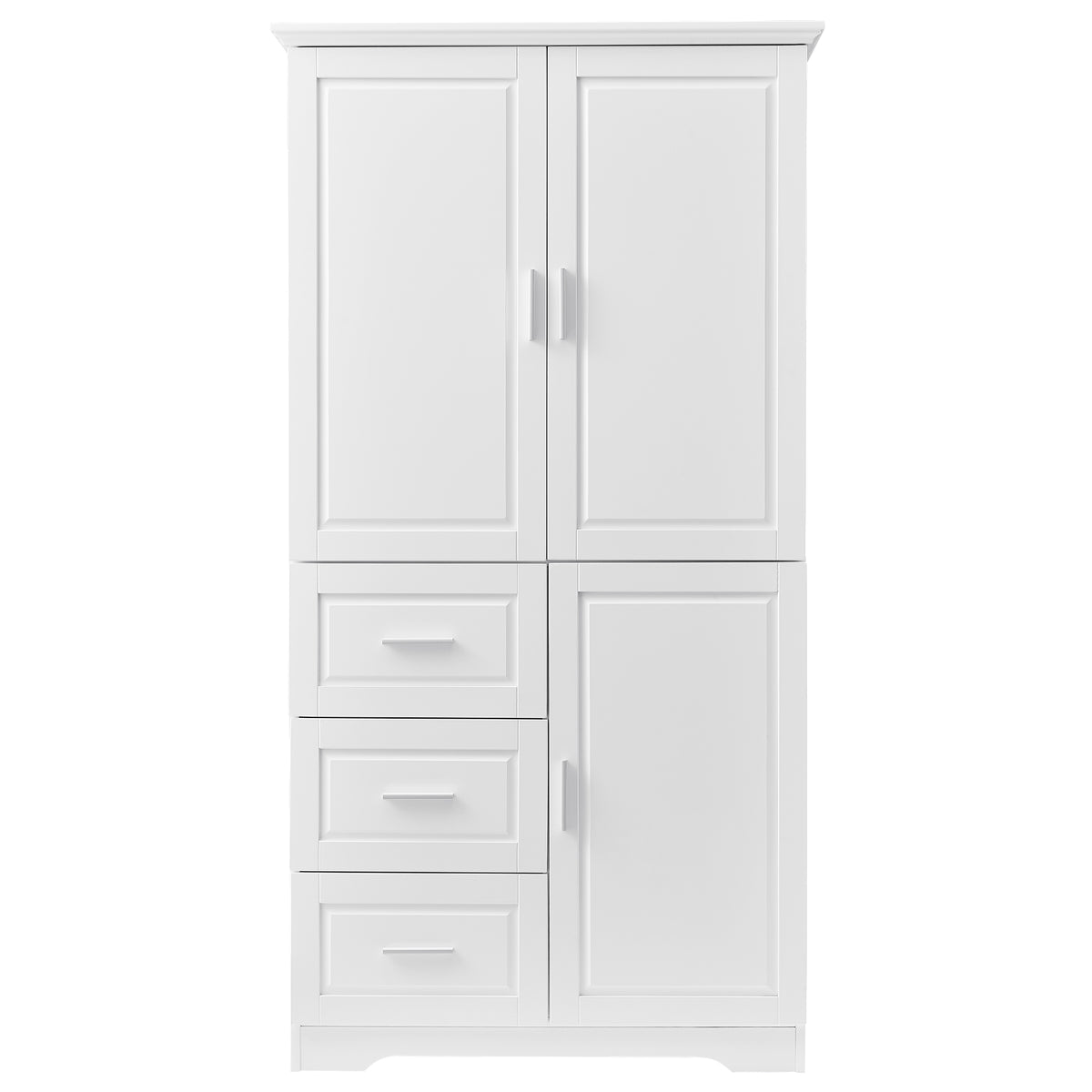 Mobile Bagno Alto Porte Cassetti Bianco