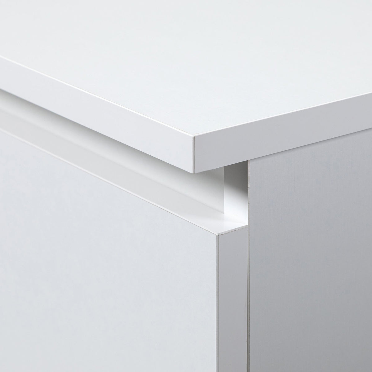 Credenza Linea 120 cm 6 Cassetti 2 Ante – Bianco