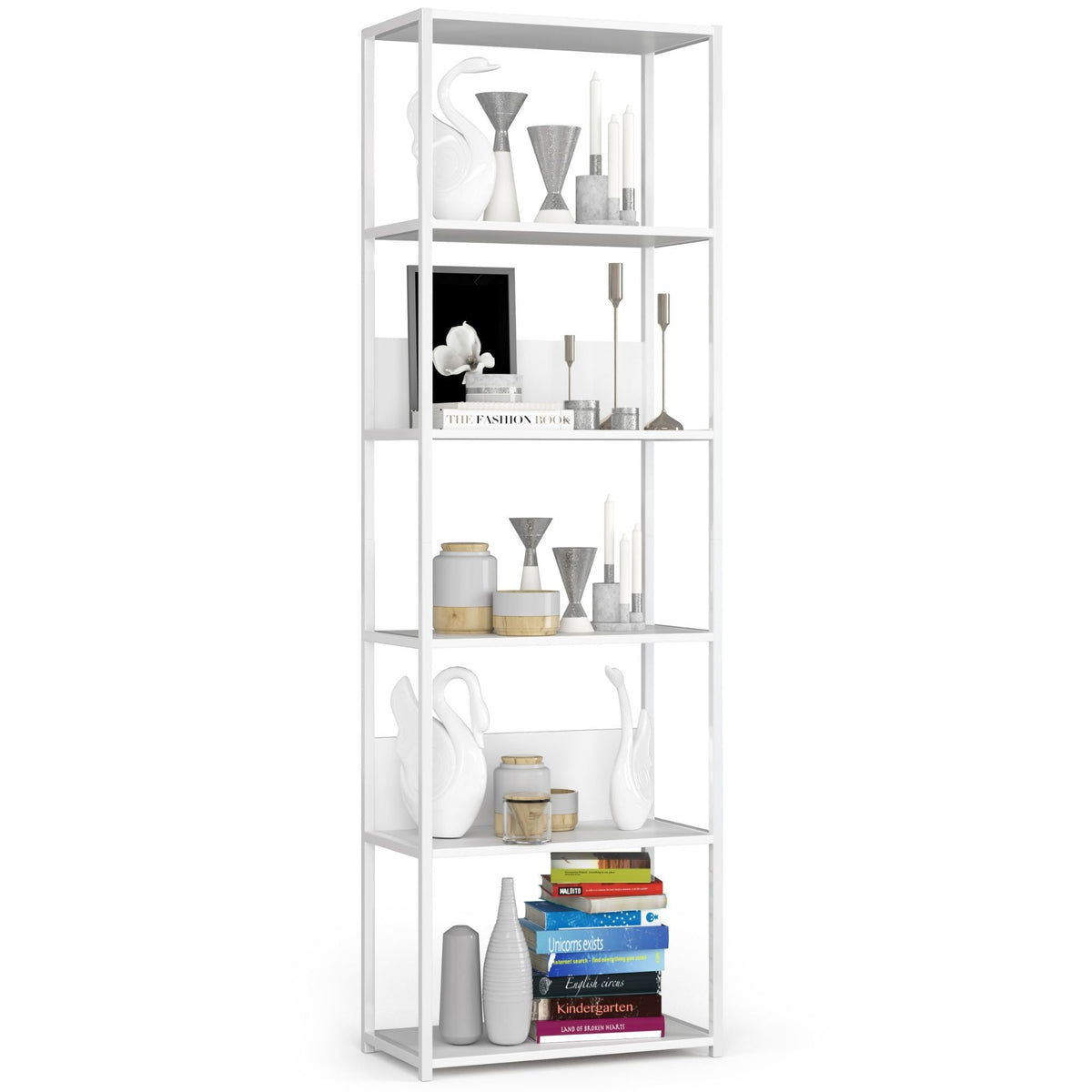 Scaffale Loft 60 cm 6 Ripiani – Bianco