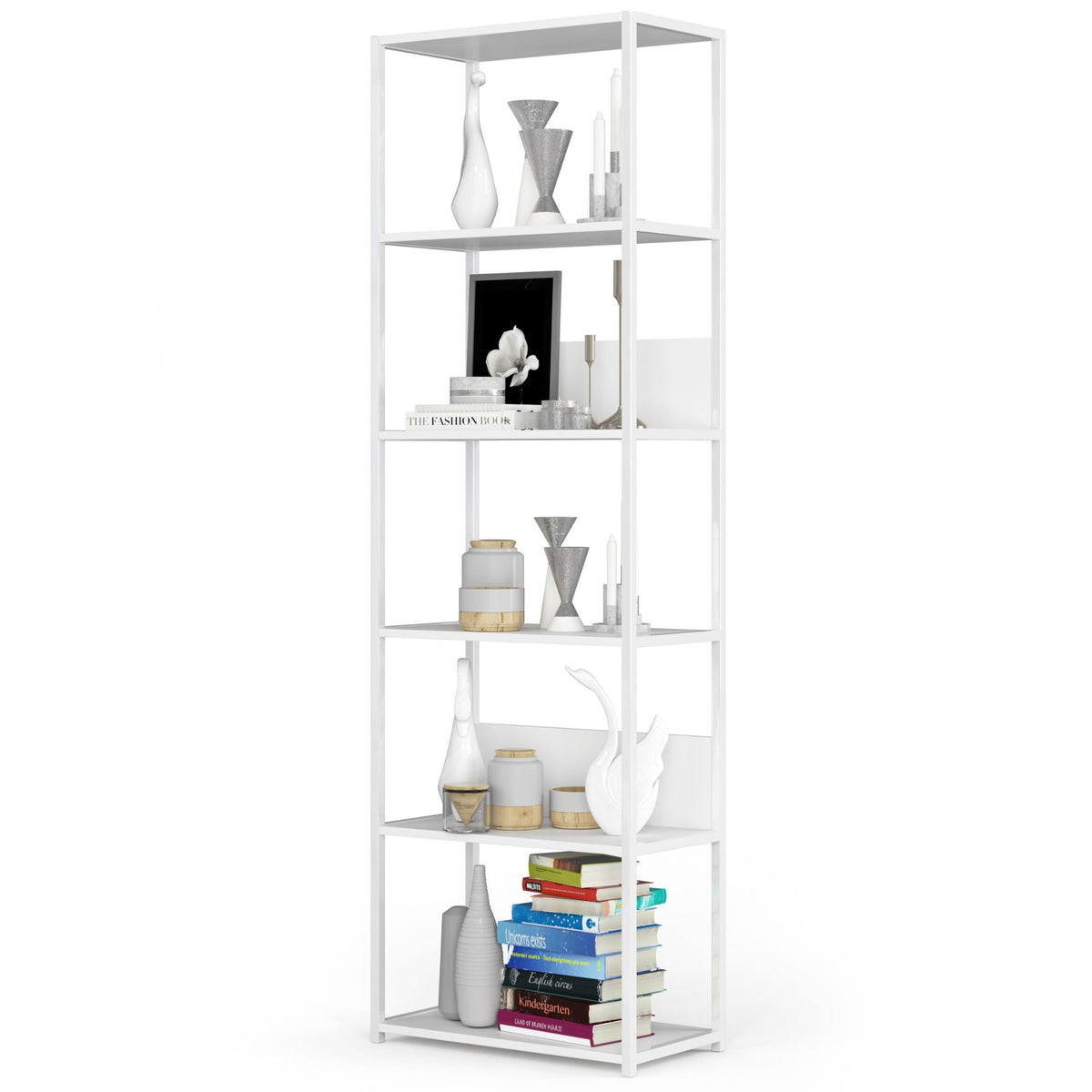 Scaffale Loft 60 cm 6 Ripiani – Bianco