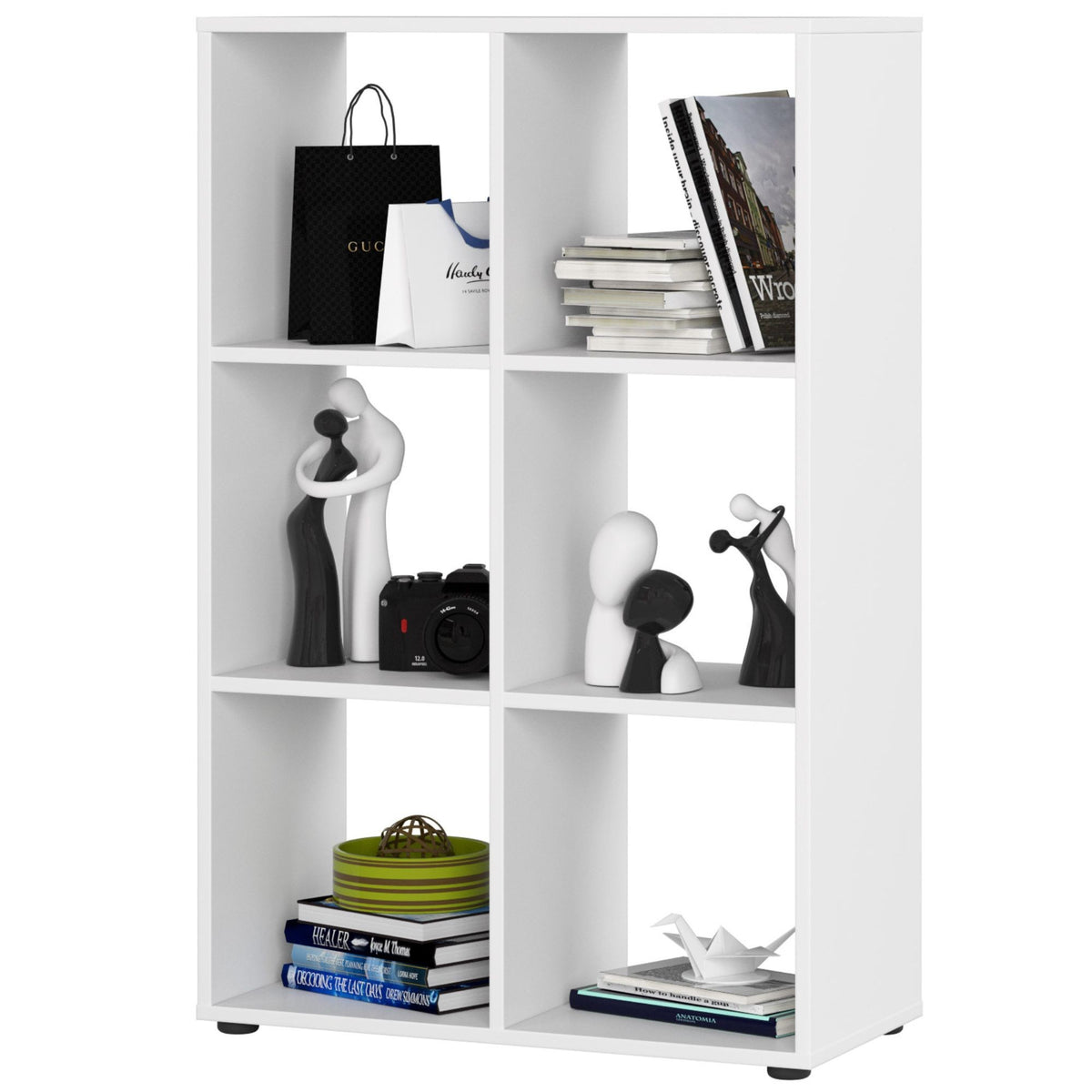 Libreria Linea 6 Ripiani – Bianca