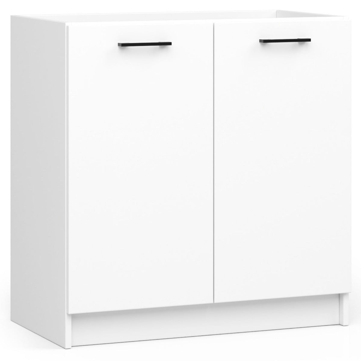 Set Mobili Cucina 240 cm Beton/Bianco 7 Elementi