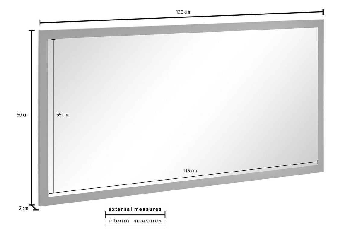 Specchiera MAGIC 120 cm.