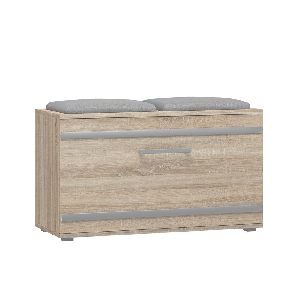 Scarpiera Aura 85 cm con Seduta – Rovere Sonoma
