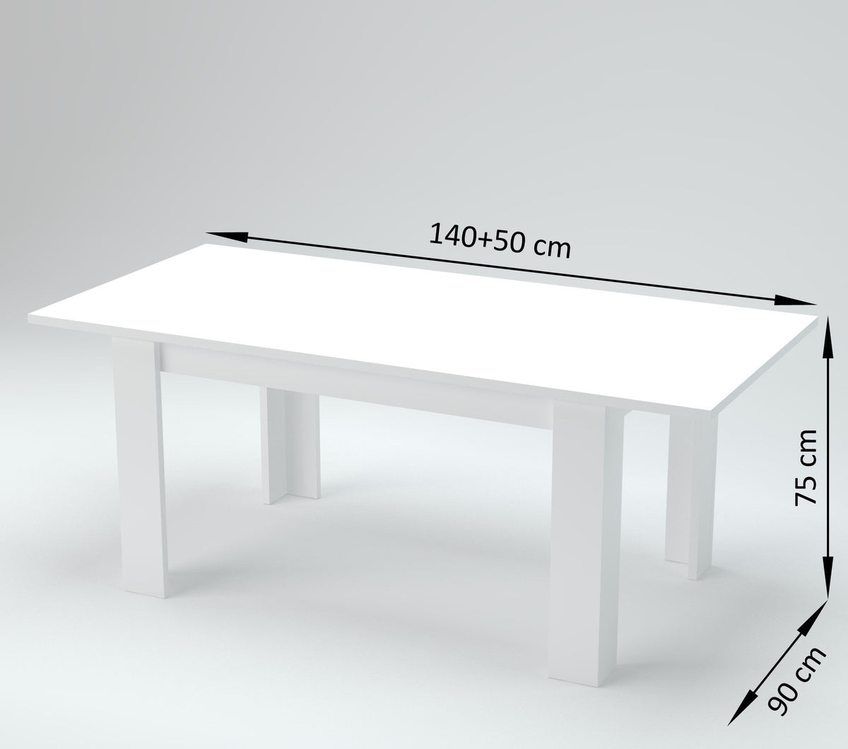 Tavolo allungabile JESI 140-190 cm.