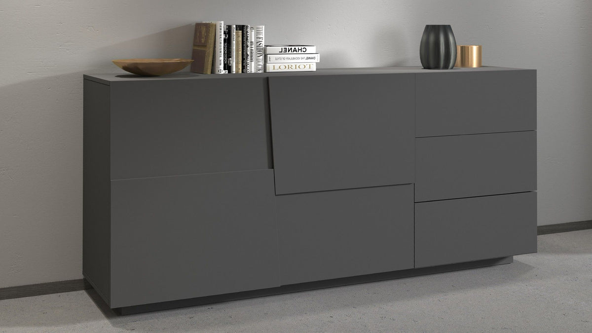 Credenza PONGO da 180 cm 2 ante e 3 cassetti.