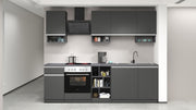 Cucina lineare SOLE da 256 cm, composizione 1.