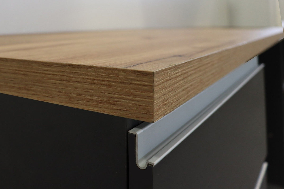 Cucina lineare SOLE 256 cm, composizione 3