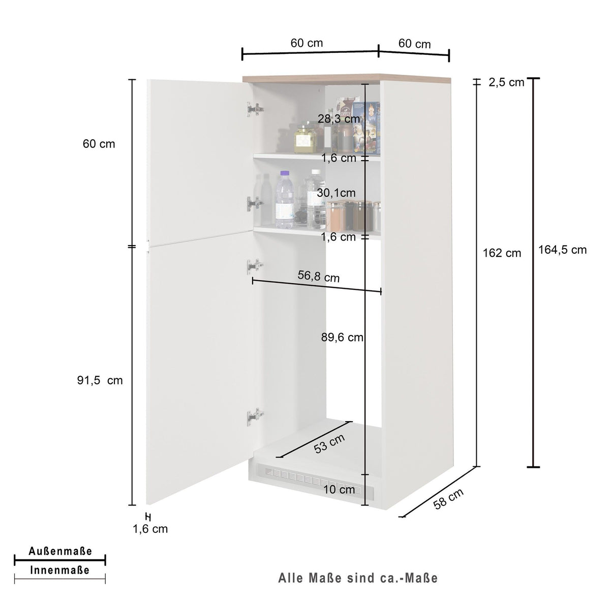 Mobile porta frigo SOLE