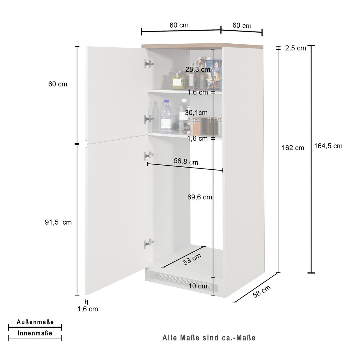 Mobile porta frigo SOLE