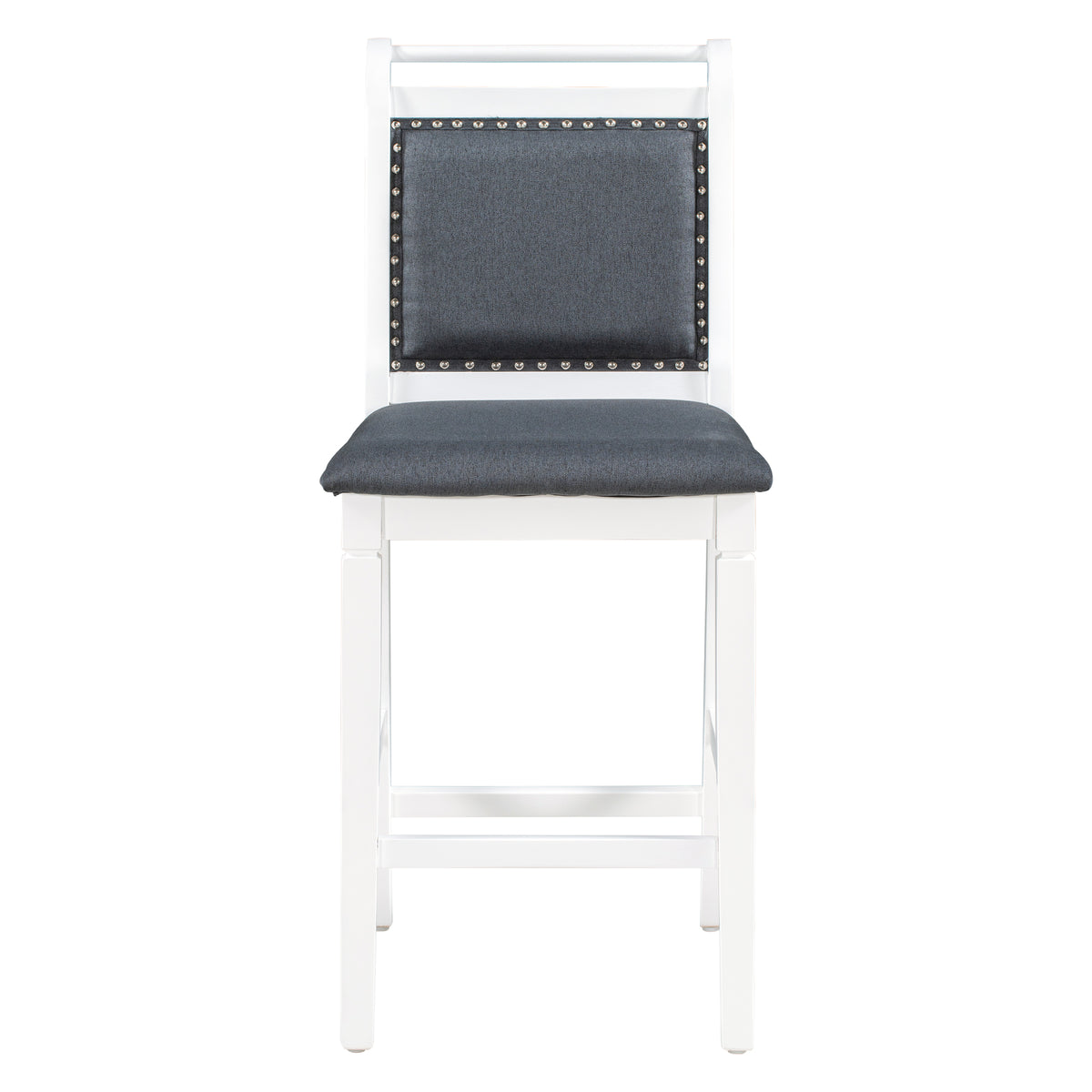 Set Tavolo Pranzo 3 Pezzi Ribaltabile Bianco Grigio