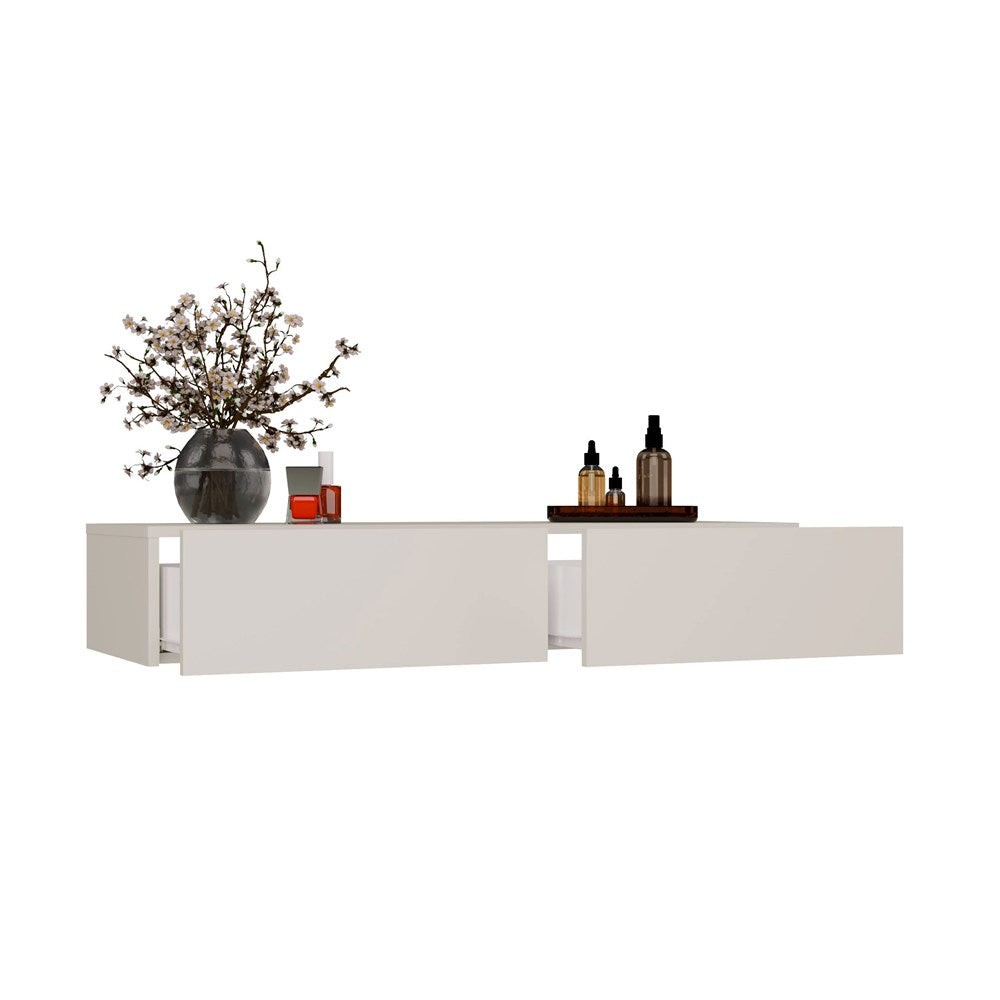 Toeletta Aura 110 cm 2 Cassetti – Beige