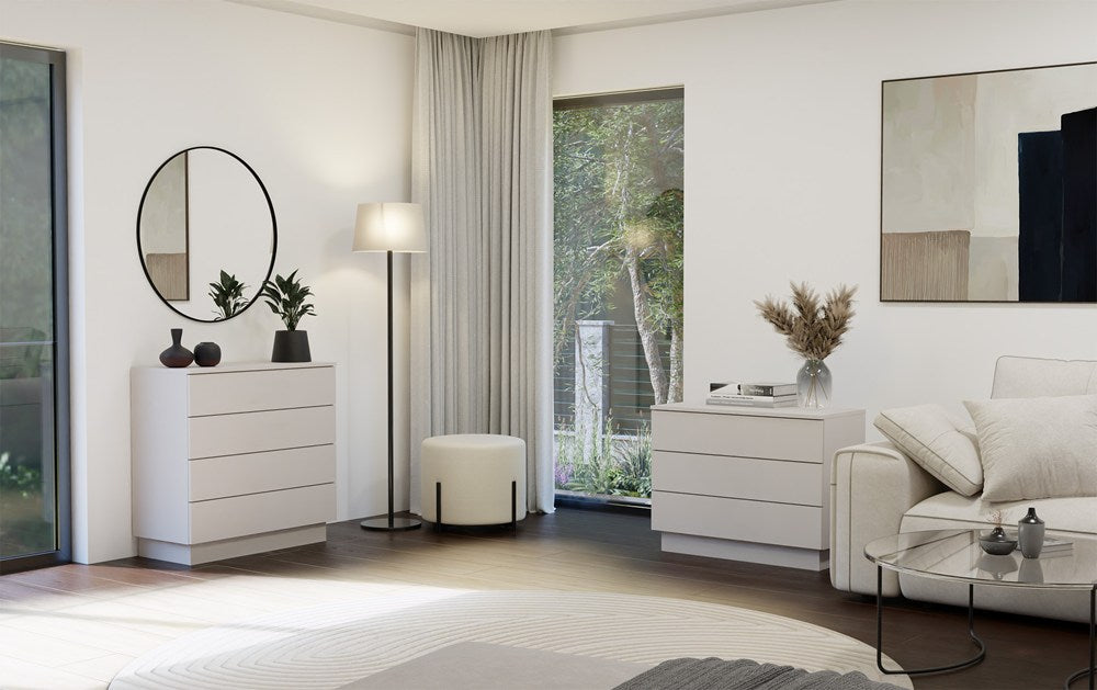 Cassettiera Nobile 4 Cassetti 85×40×84 cm – Cashmere