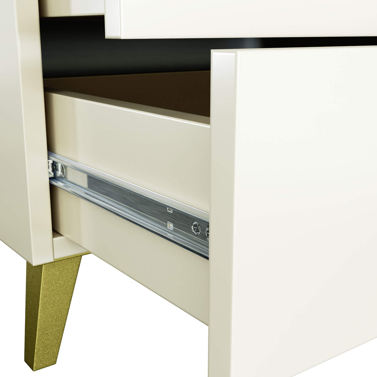 Cassettiera Nobile 60 cm 4 Cassetti – Cashmere e Oro