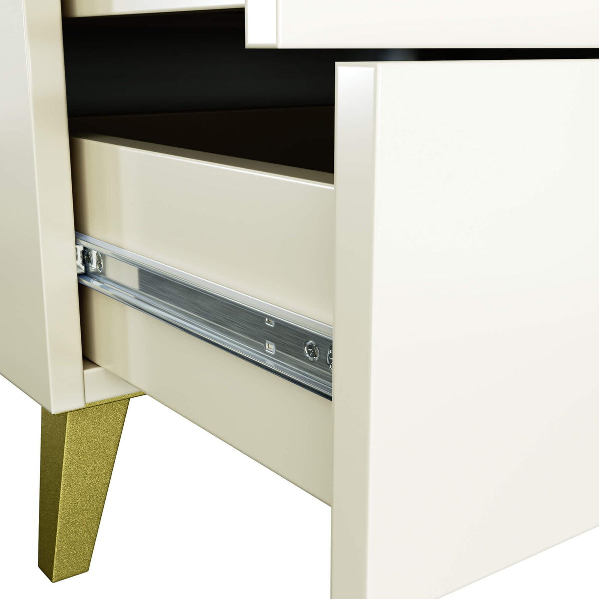 Cassettiera Nobile 60 cm 5 Cassetti – Cashmere e Oro