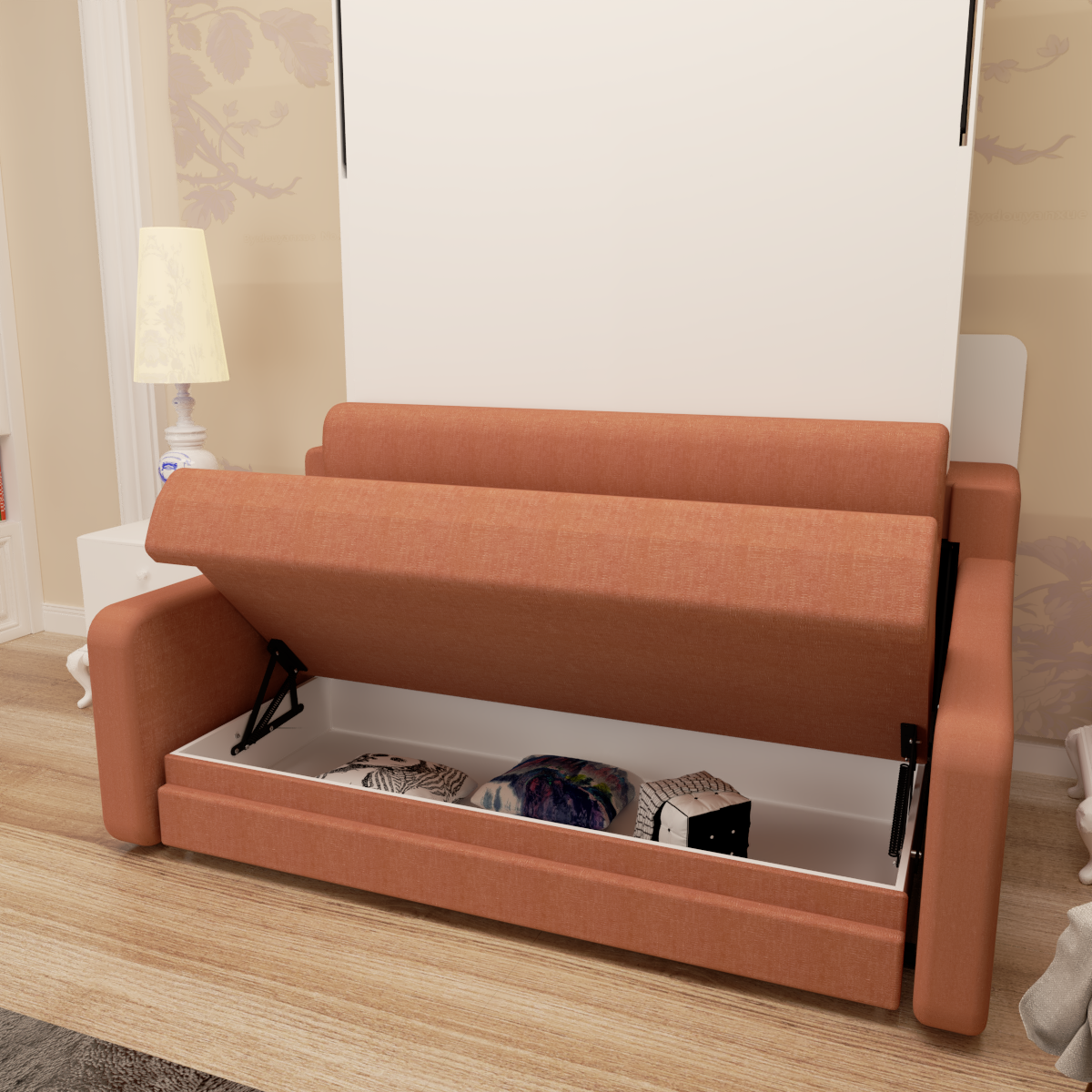Mobile Bagno Porte Cassetti Ripiani Bianco