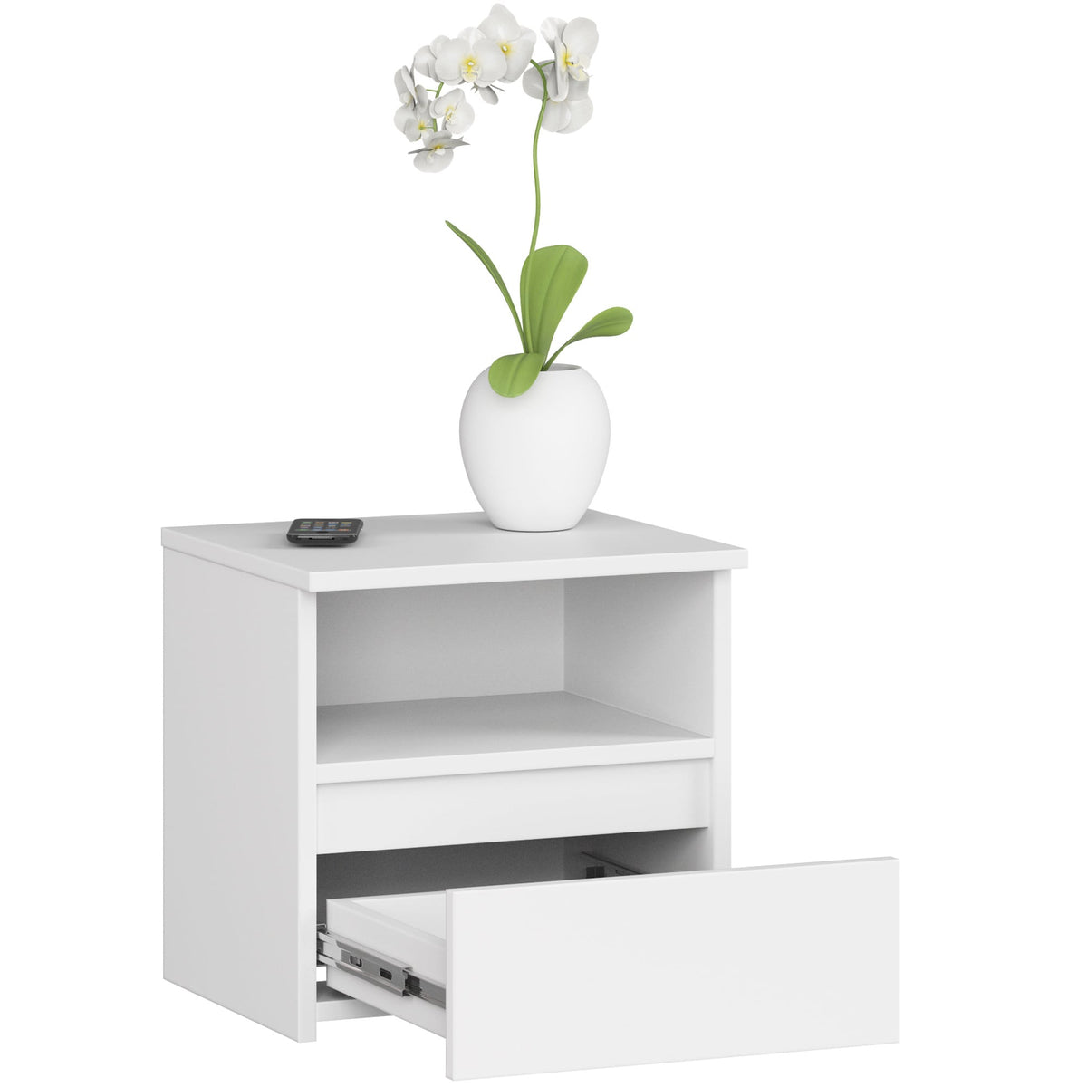 Comodino 40 cm – Bianco