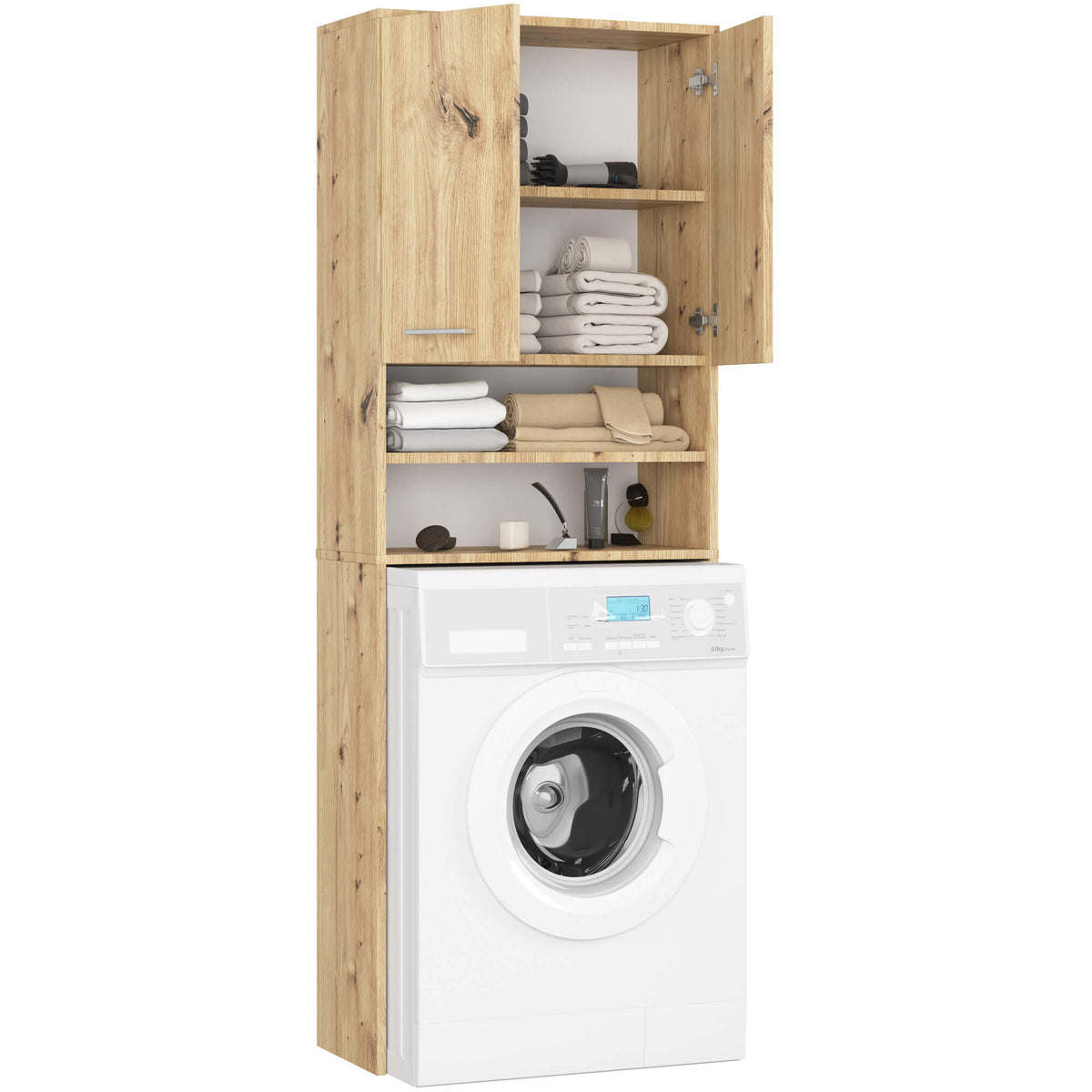 Colonna Bagno FIN 64 cm 2 Ante – Rovere Artisan
