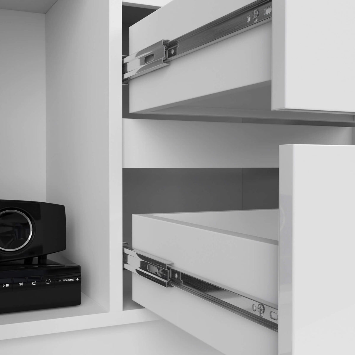 Libreria Linea 80 cm 6 Ripiani – Bianco Lucido