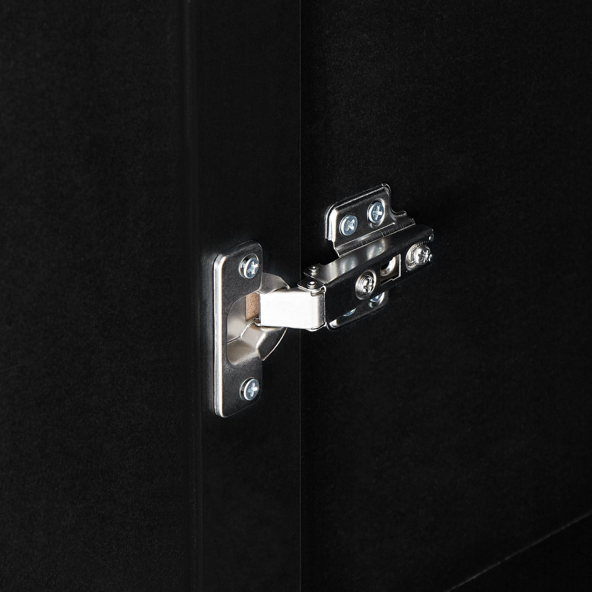Mobile Alto Bagno Nero 2 Ante 181cm