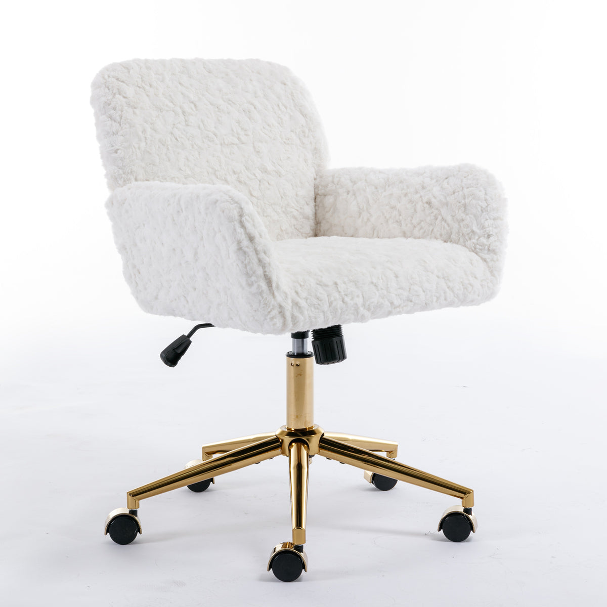 Sedia Ufficio Girevole Regolabile Base Oro