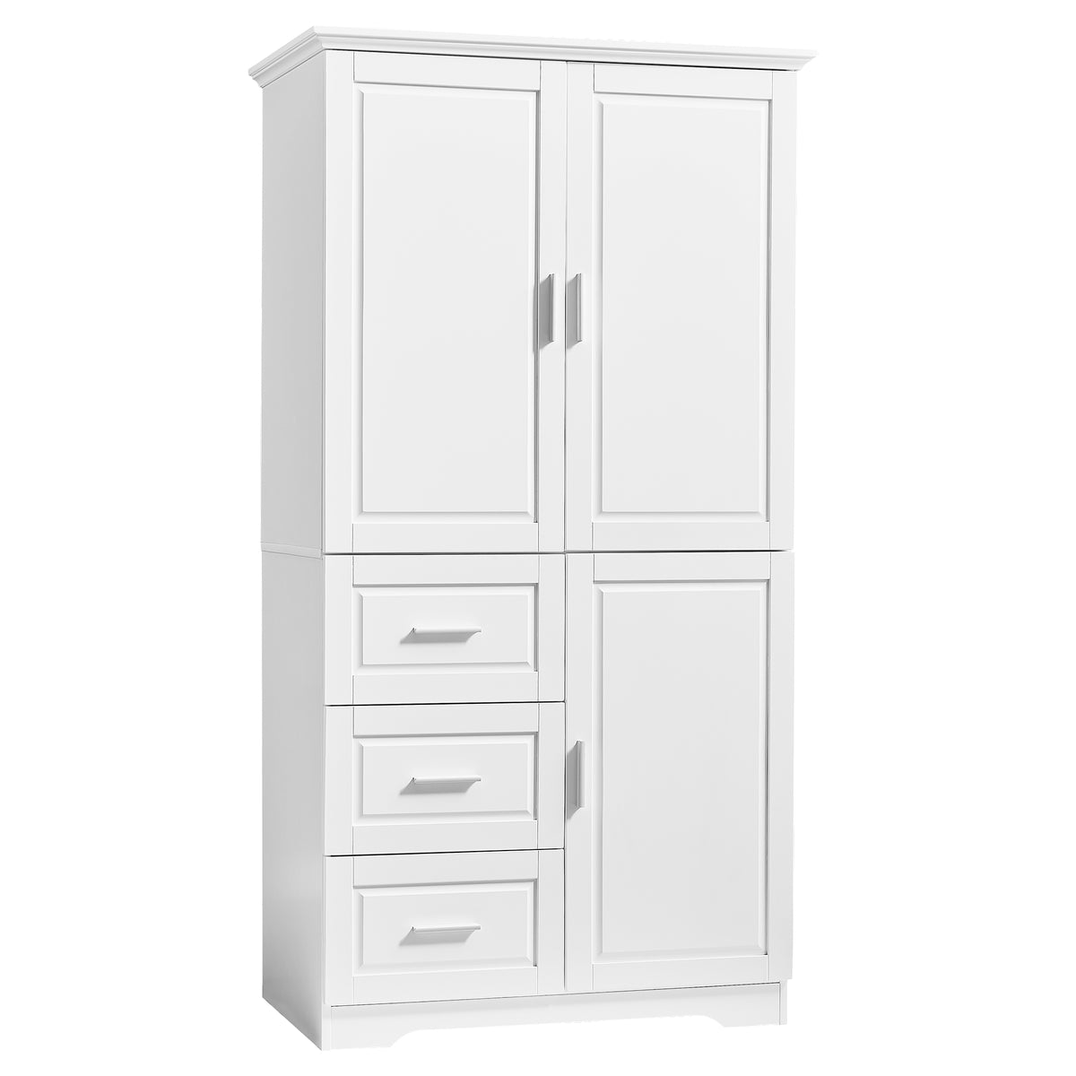 Mobile Bagno Alto Porte Cassetti Bianco