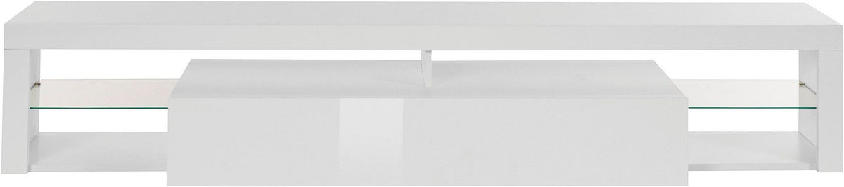Porta TV ESSENTIAL 200 cm con 1 anta a ribalta.