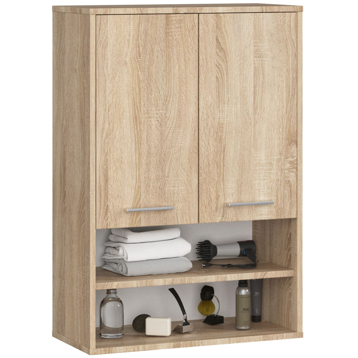 Pensile Bagno Aria 64 cm 2 Ante – Rovere Sonoma