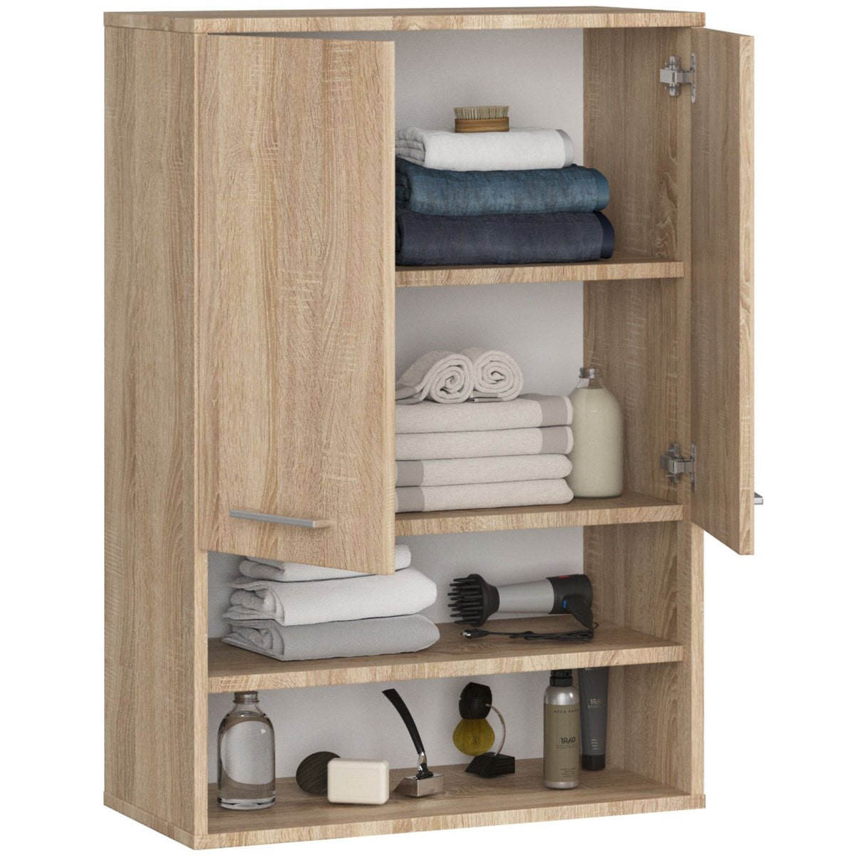 Pensile Bagno Aria 64 cm 2 Ante – Rovere Sonoma