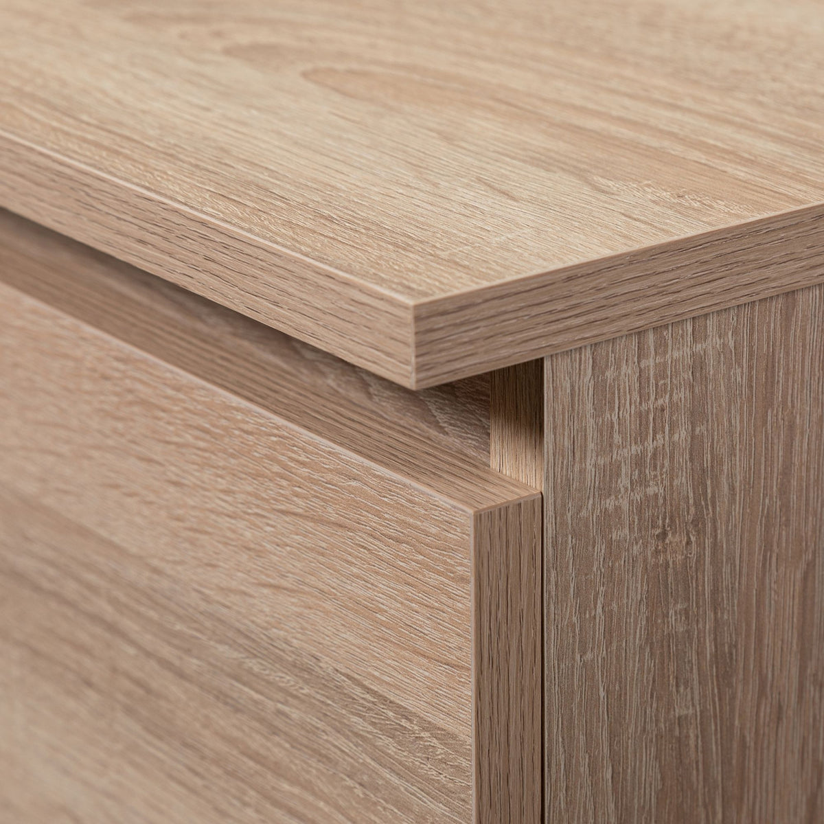 Credenza Linea 100 cm 2 Ante 3 Cassetti – Sonoma