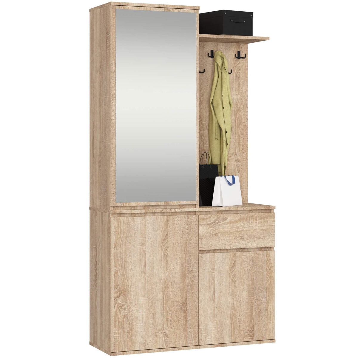 Set Ingresso Entro 2 Ante 1 Cassetto – Rovere Sonoma