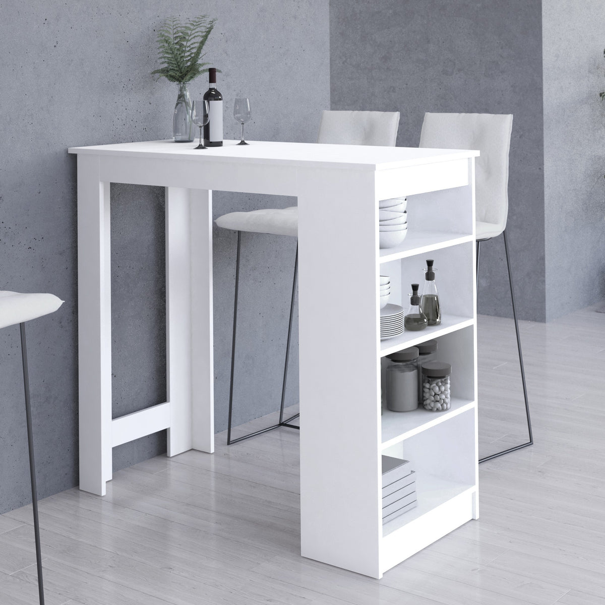 Tavolo Bar Linea 115 cm – Bianco