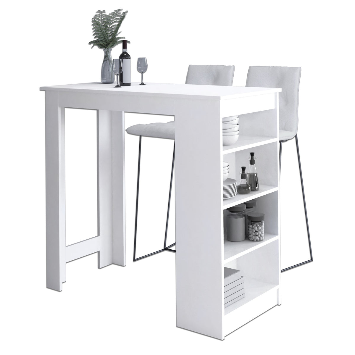 Tavolo Bar Linea 115 cm – Bianco