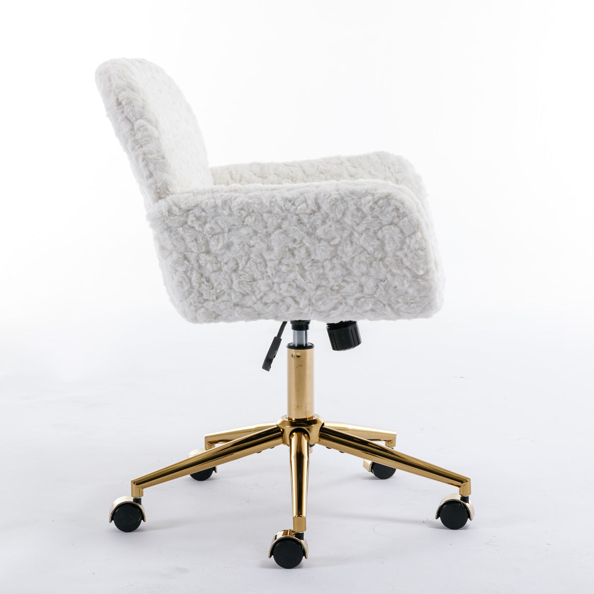 Sedia Ufficio Girevole Regolabile Base Oro