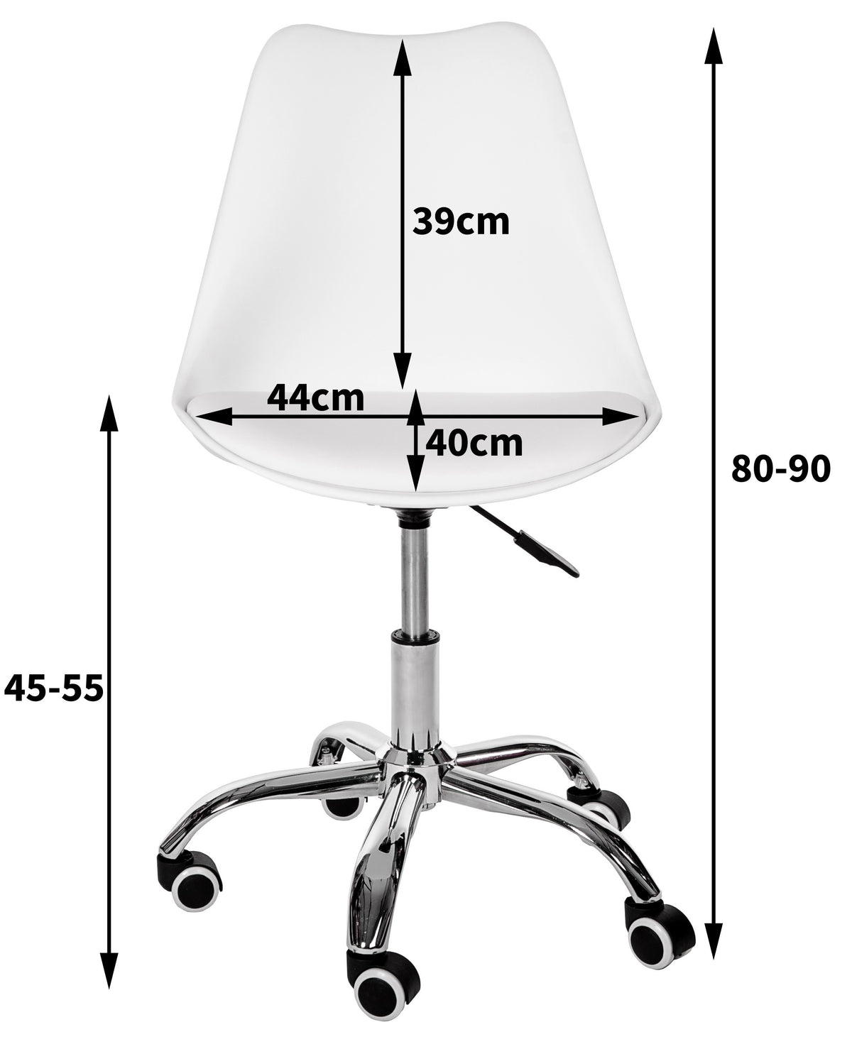 Sedia da Ufficio Girevole FD005 — Bianco