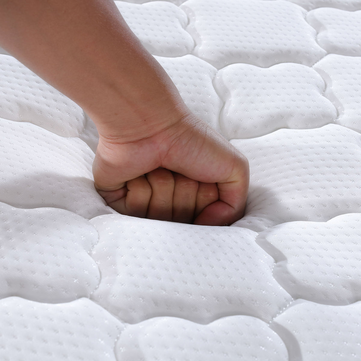 Materasso a Molle 160x200 cm H3 con Coprimaterasso