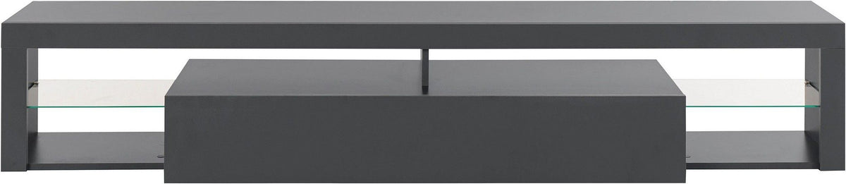 Porta TV ESSENTIAL 200 cm con 1 anta a ribalta.