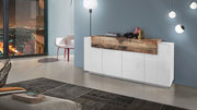 Credenza CORO 200 cm 4 ante battenti + 1 anta a ribalta.