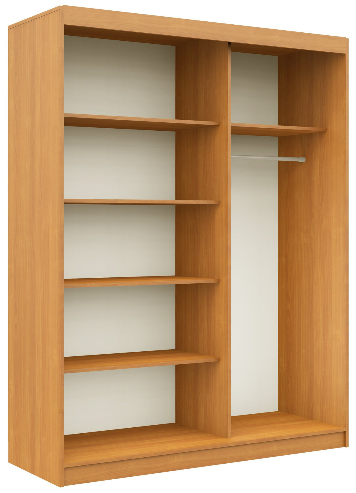 Armadio Scorrevole 150 cm con Specchio — Olmo