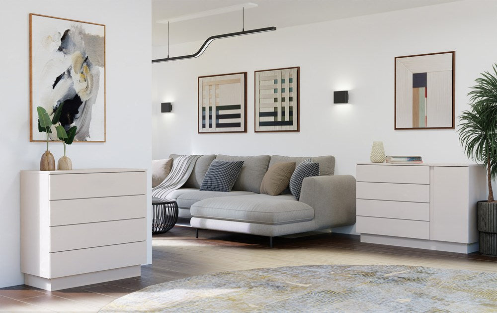 Cassettiera Nobile 4 Cassetti 85×40×84 cm – Cashmere