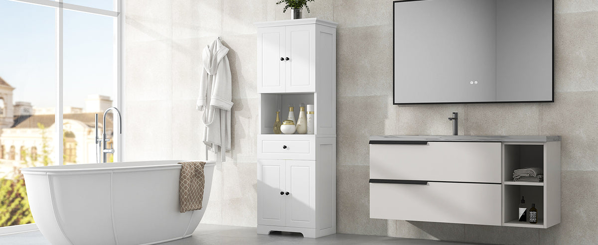 Credenza LED 3 Porte Ripiano Regolabile