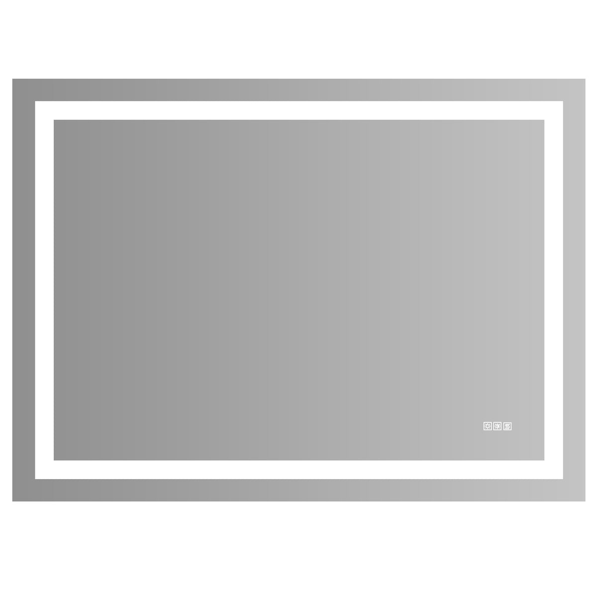 Specchio Bagno LED 122x91cm Anti-Appannamento