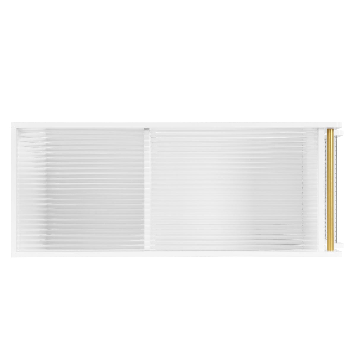 Tavolino Mobile Bianco Vetro Temperato