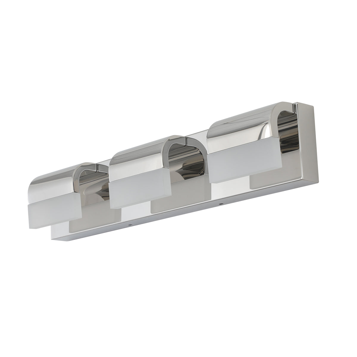 Lampada Bagno LED 3 Luci Cromata