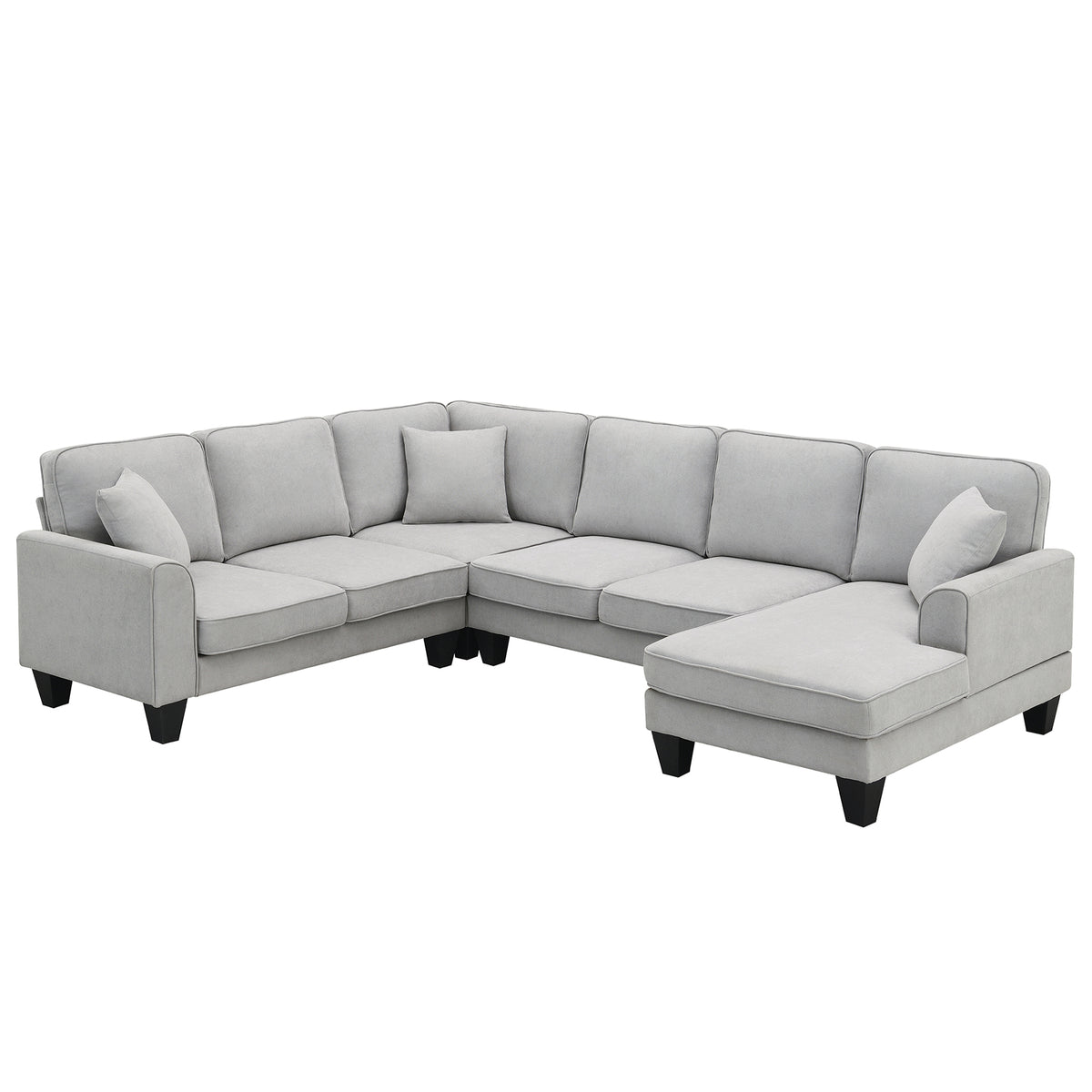 Divano Angolare Urbano 7 Posti - Comfort Moderno