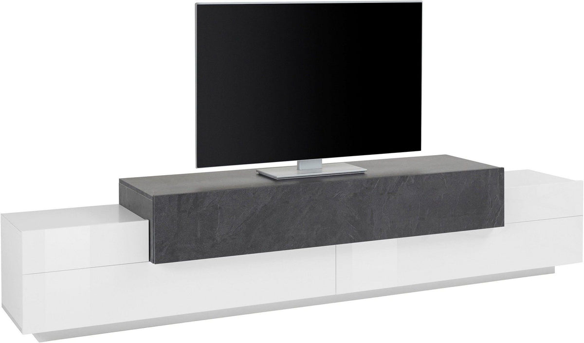 Porta tv CORO 240 cm 3 ante a ribalta.