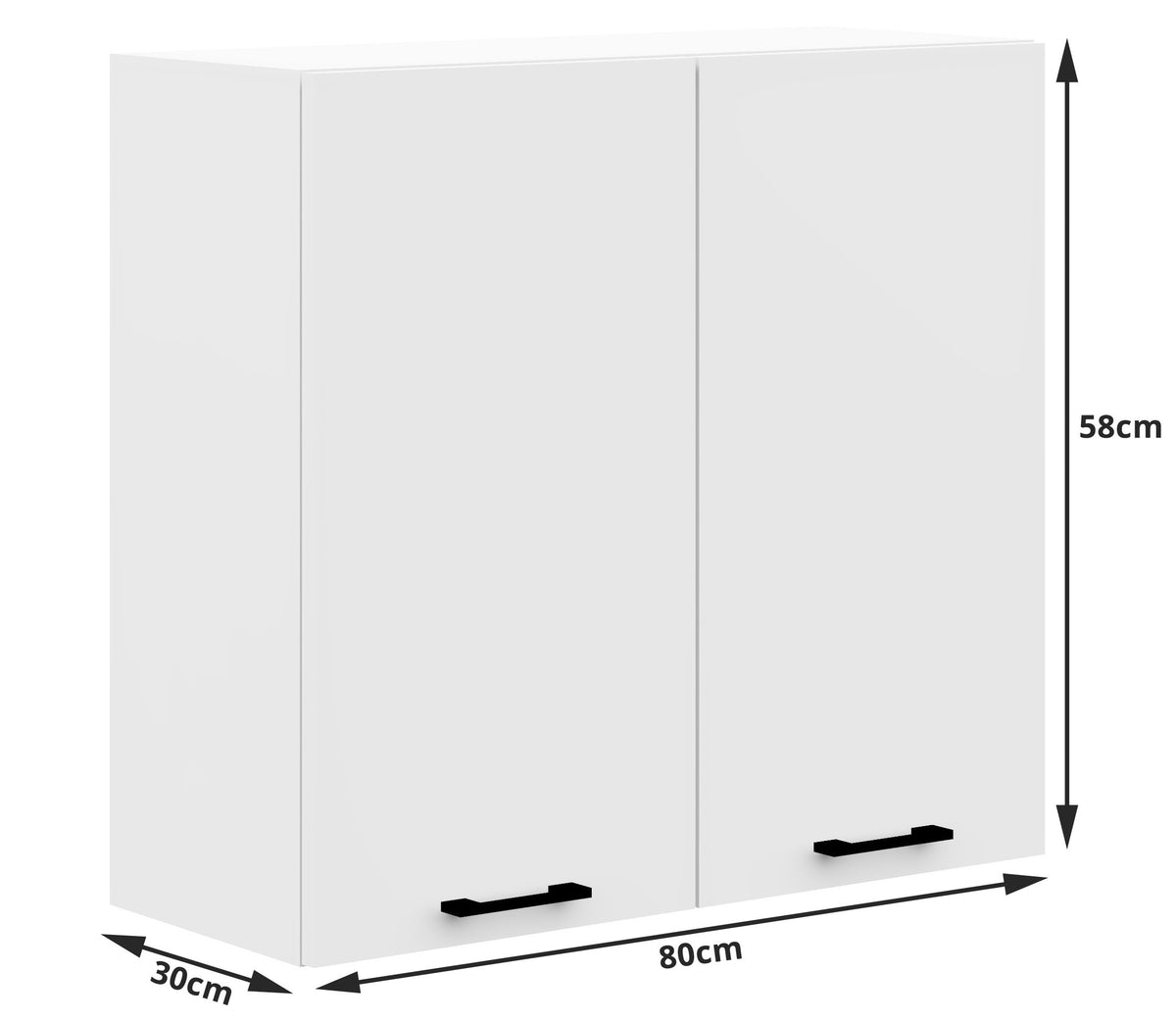 Set Cucina Linea 9 Elementi – Bianco/Sonoma 300x46x203 cm