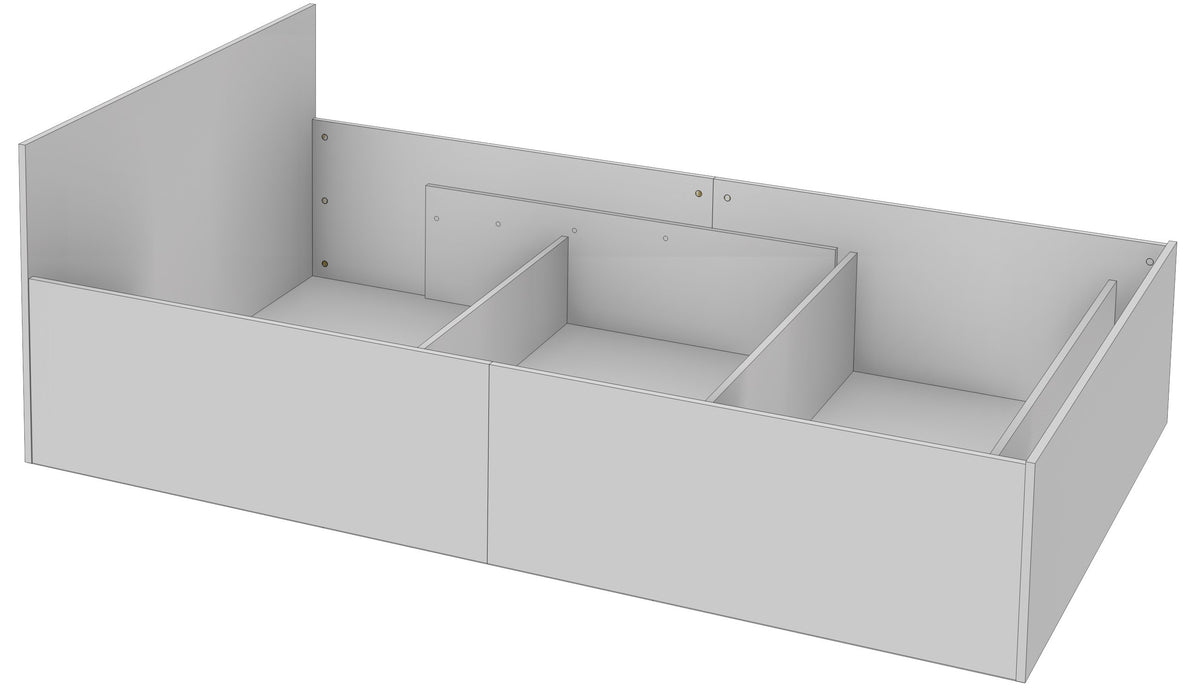 Letto Contenitore Luce 90x200 cm con Rete – Sonoma